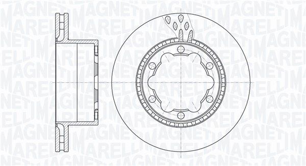 MAGNETI MARELLI Bremžu diski 361302040458